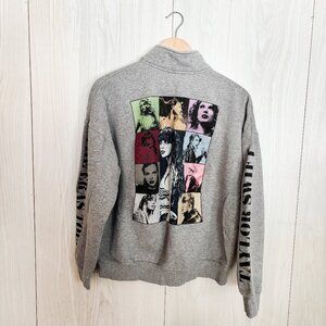 Taylor Swift Eras Tour Quarter Zip Crewneck Sweatshirt